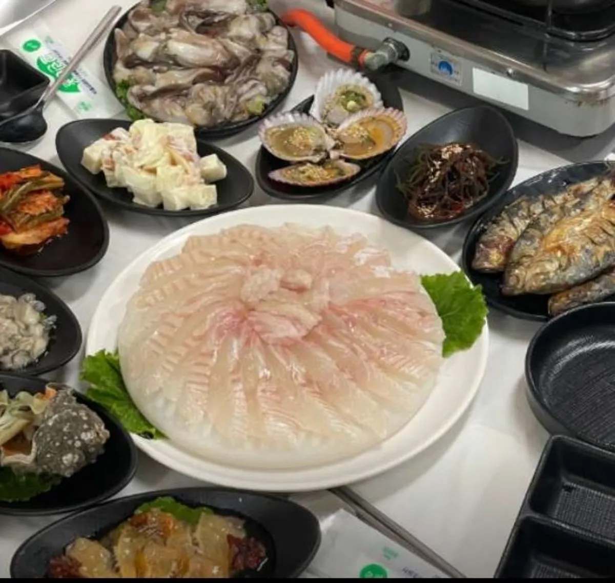 회세트 상차림 사진