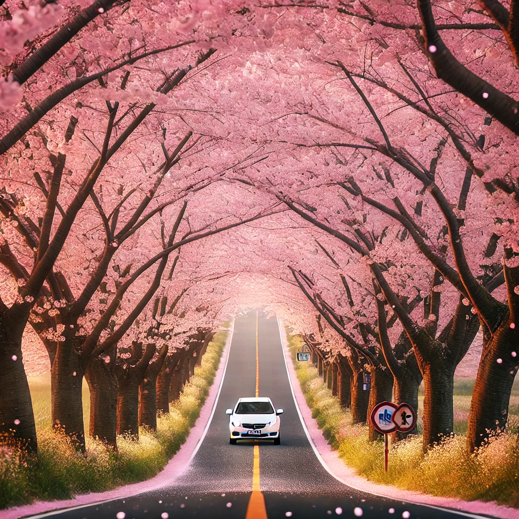 경주 벚꽃마을(사천 벚꽃길)