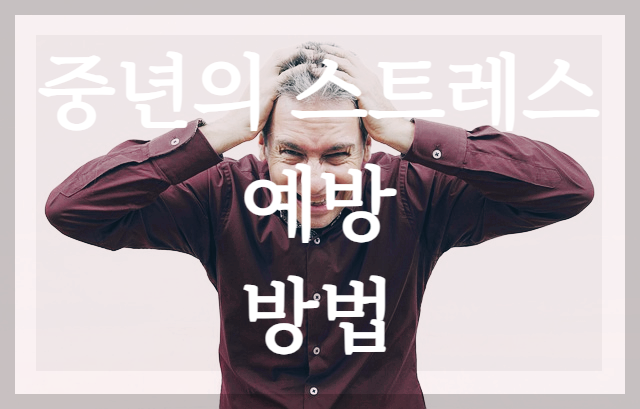 중년기의 스트레스 예방 방법 Top 3