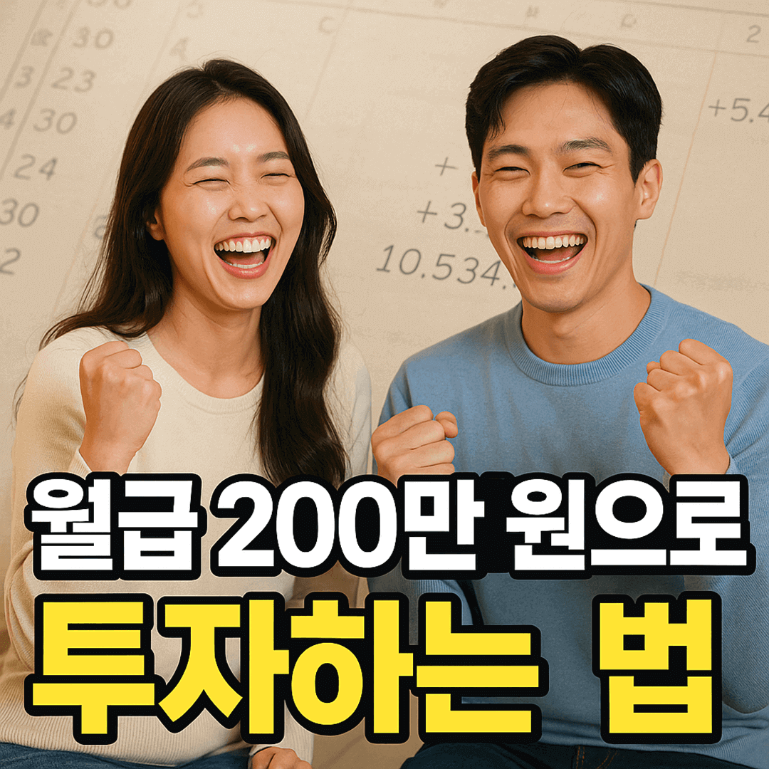 월급 200만원으로 쉽게 투자하는 법