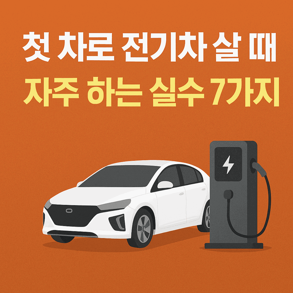 첫 차로 전기차 살 때 자주 하는 실수 7가지