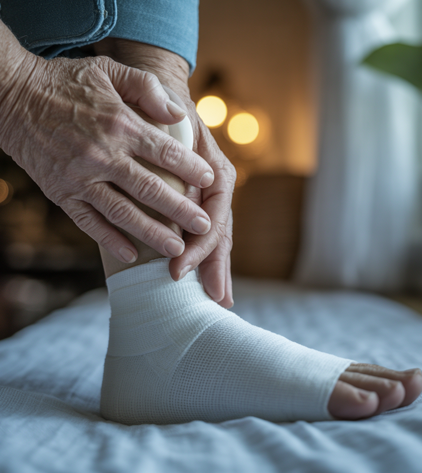 최악의 행동 둘, 아픈 부위 '주무르기'
