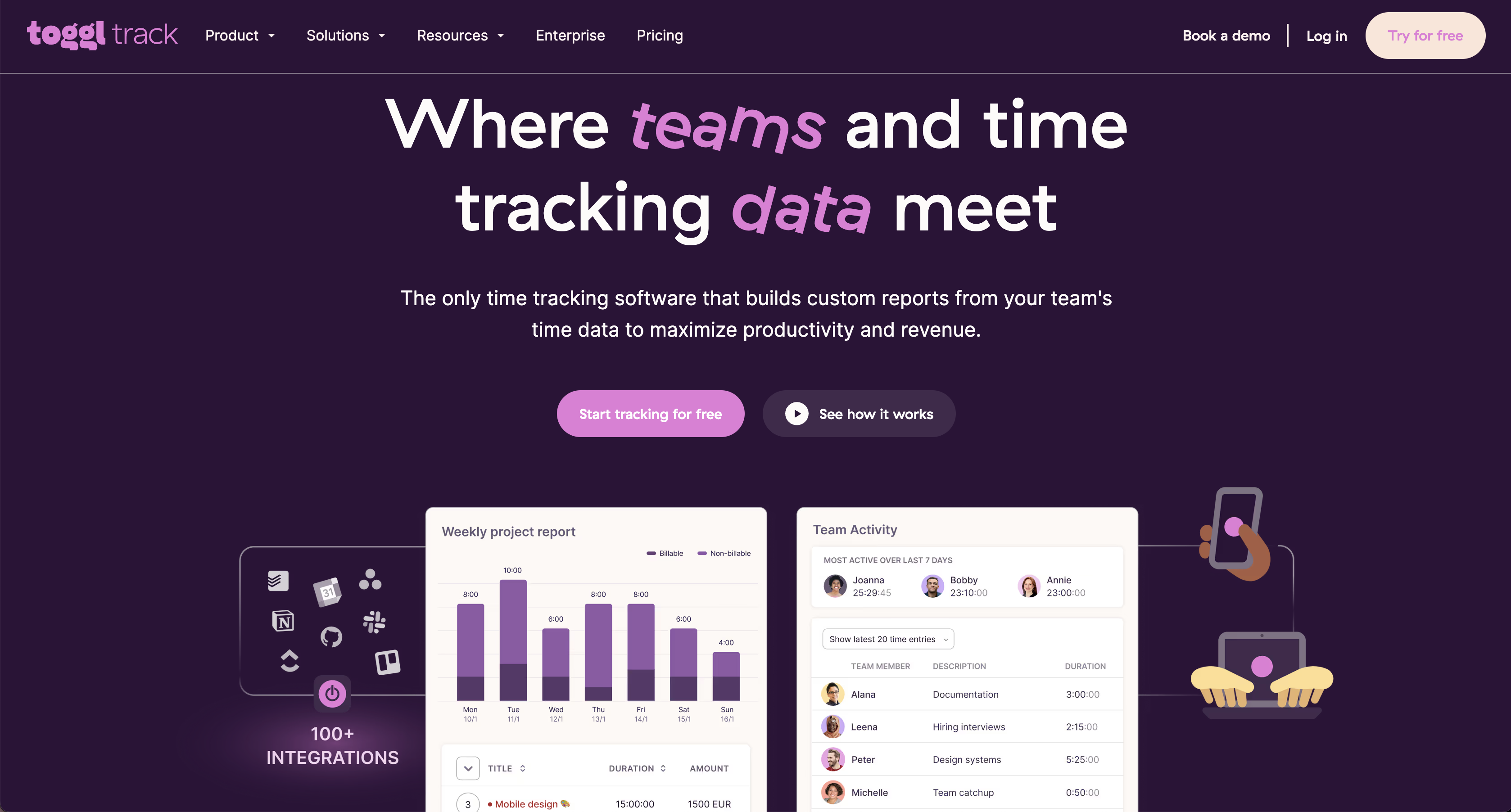 Toggle Track 시간관리 툴