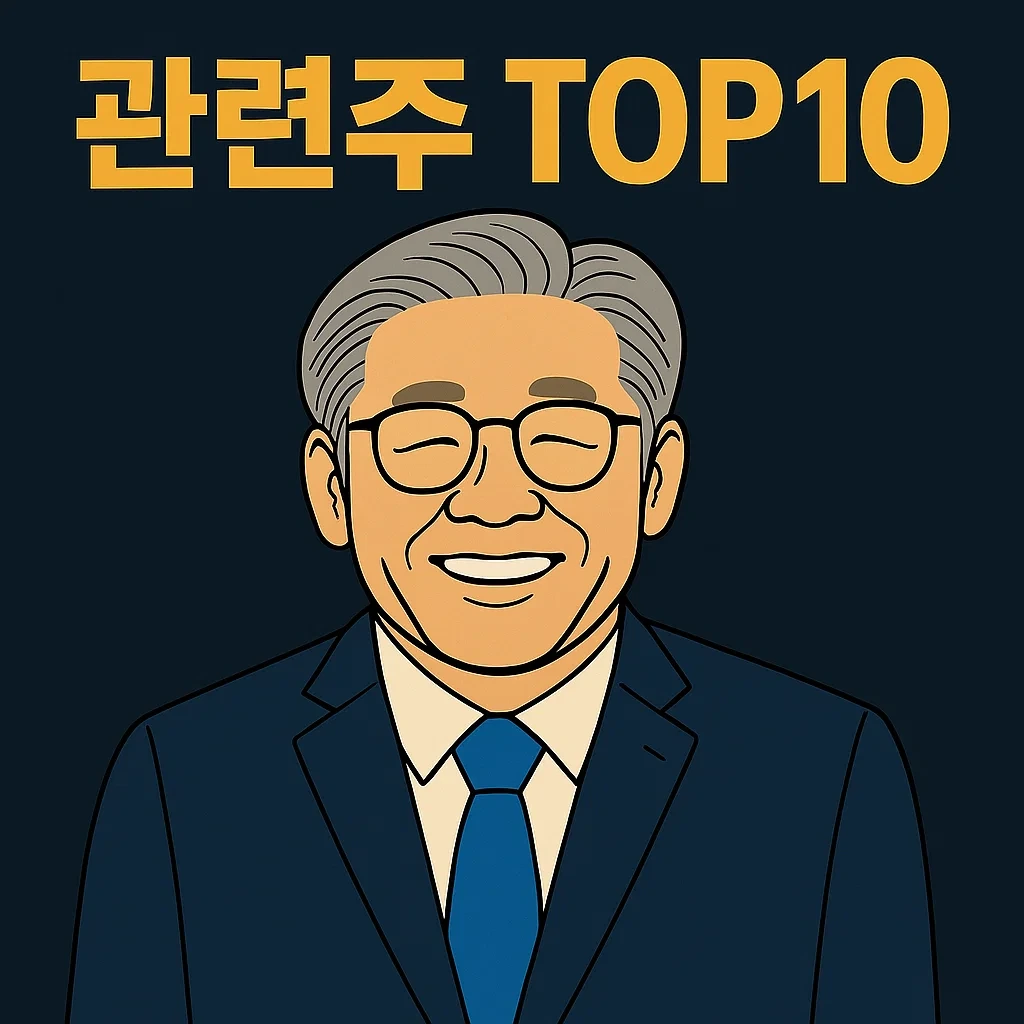 이재명 관련주 TOP10