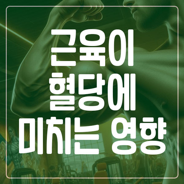 근육이 혈당에 미치는 영향