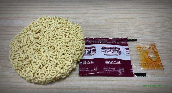 삼양 국민짬뽕 짬뽕라면 2022년 5월 면, 스프