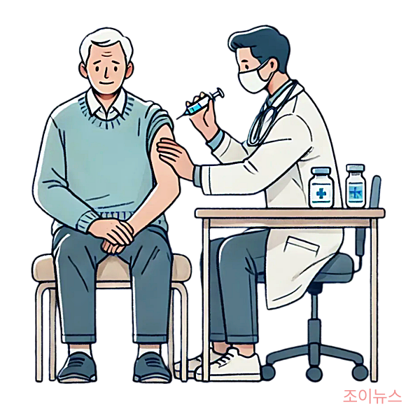 예방접종단계, 팔뚝에 주사