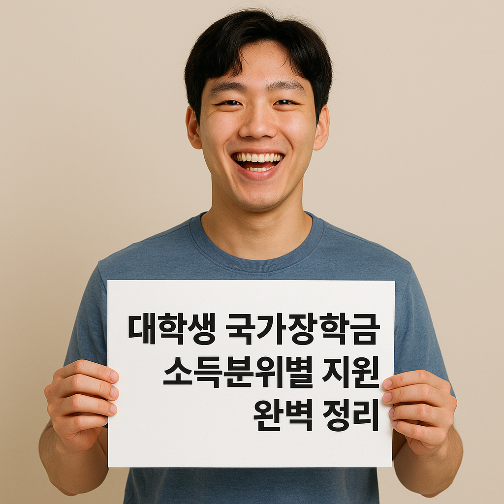 대학생 국가장학금 소득분위별 지원 완벽 정리