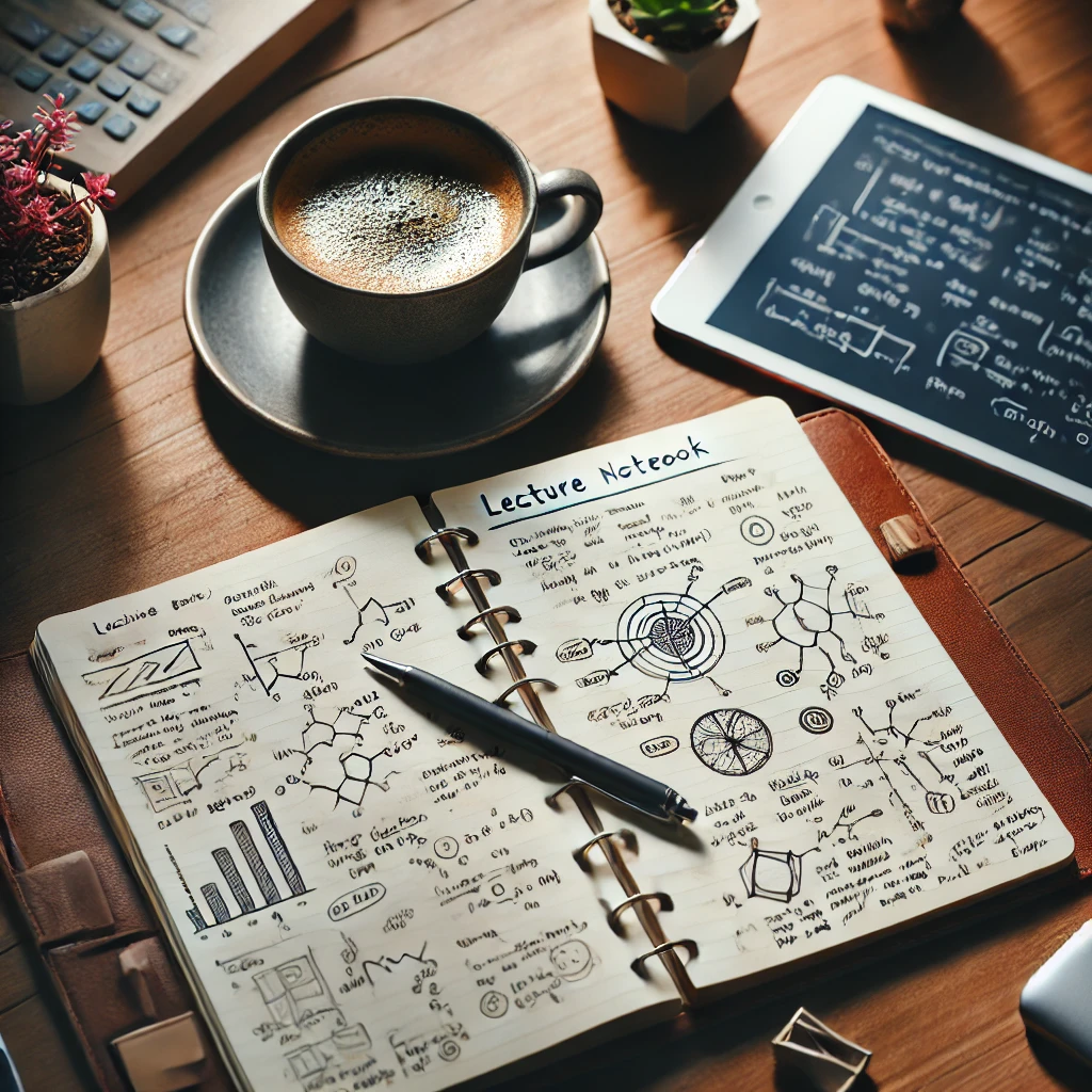 대학생 강의노트 이미지