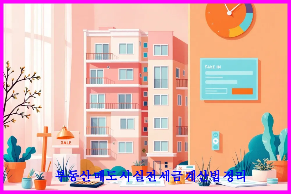 부동산 매도 시 실전 세금 계산법 정리