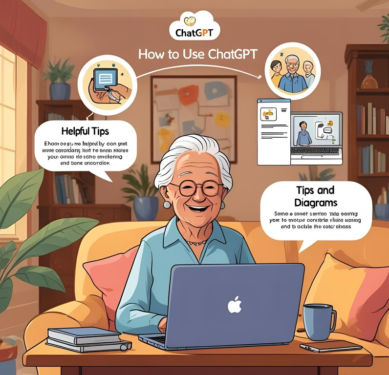 ChatGPT활용, 시니어AI, 노인기술, 글쓰기도우미, 세금질문, 디지털역량, 건강정보, 연말정산도우미, 어르신챗봇, 스마트한노후