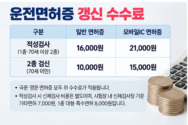 운전면허증 갱신 방법