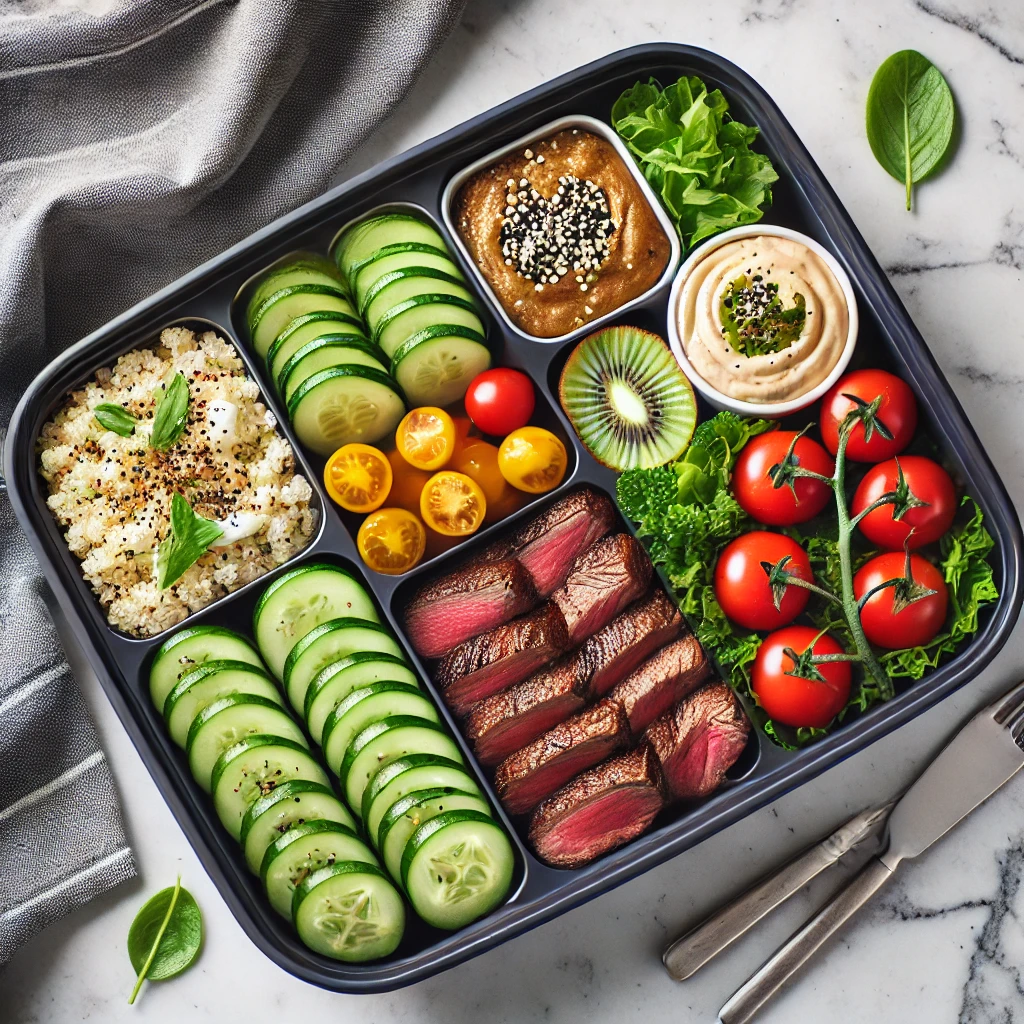 영양 균형 도시락 - 사진