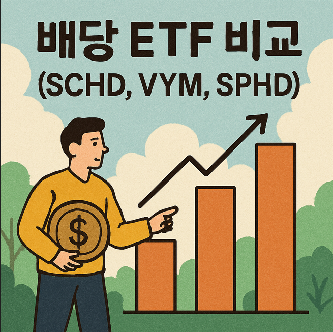 배당 ETF 비교 (SCHD, VYM, SPHD)