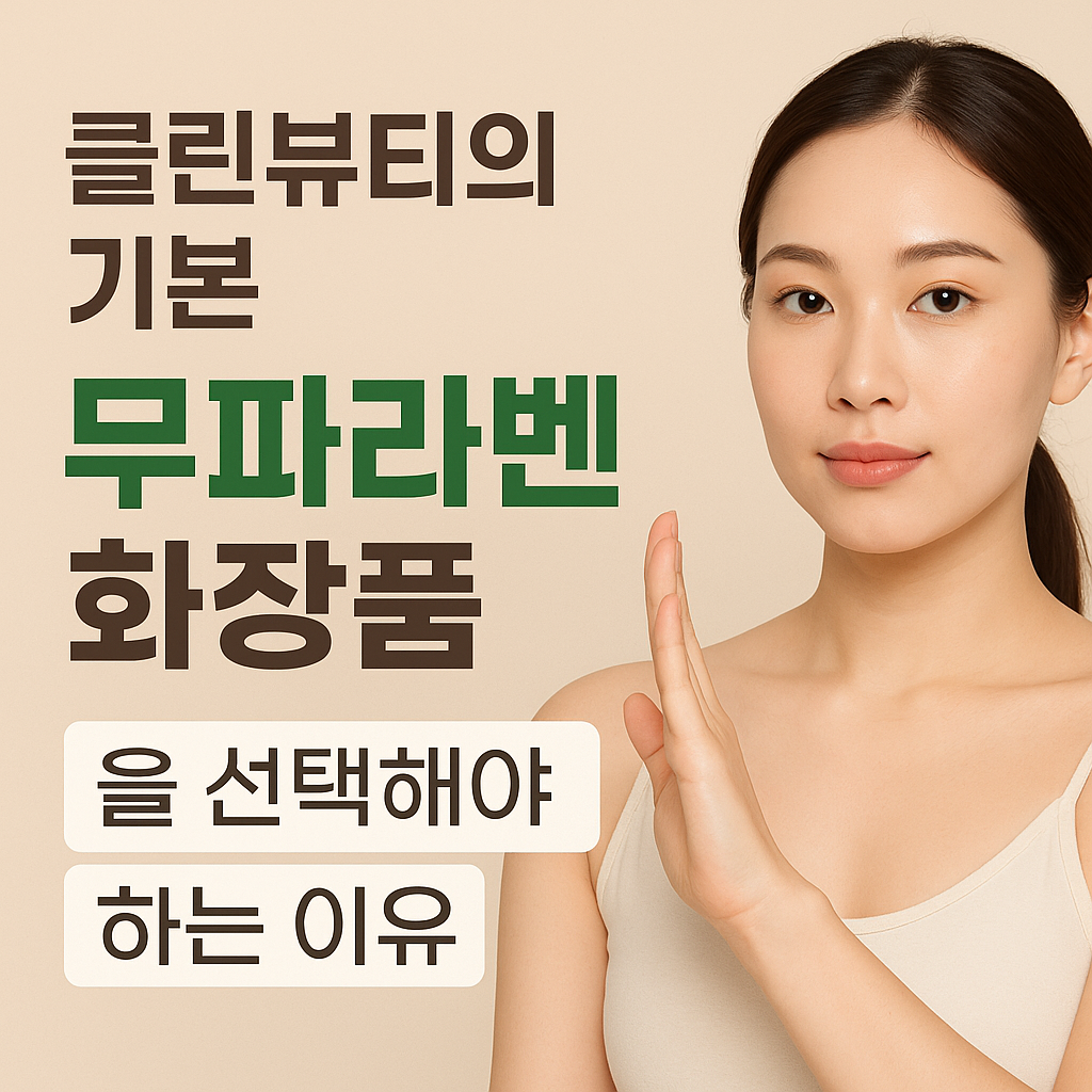 무파라벤 화장품
