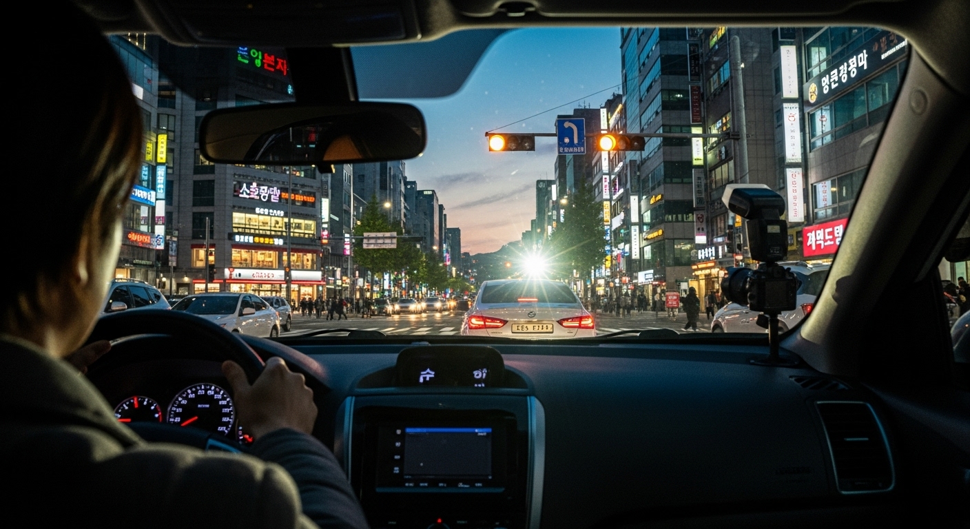 황색신호의 의미와 기본 교통법규