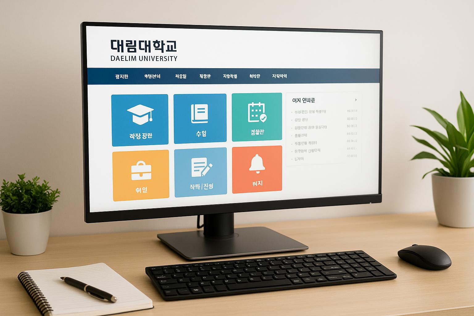 대림대 학생포털 시스템