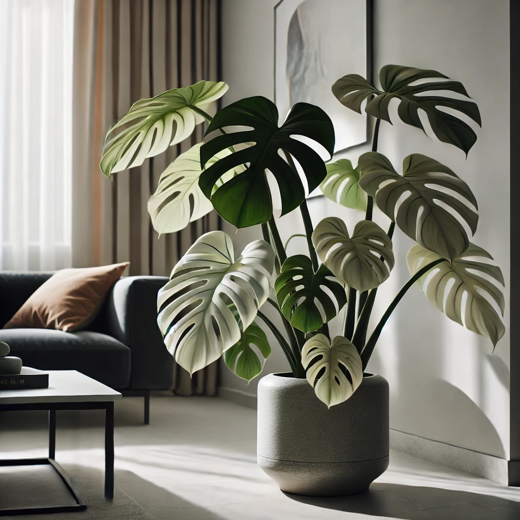 몬스테라 알보 이미지