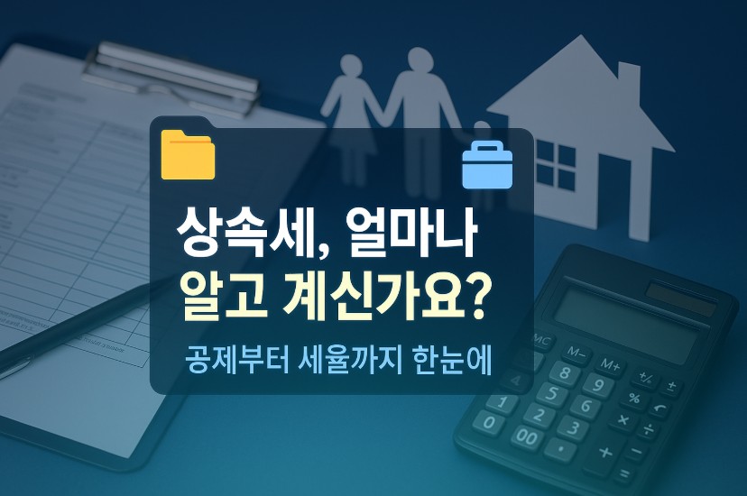 '2025 대한민국 상속세 과세기준과 세율 한눈에 정리' 주제의 글에 대한 이미지입니다.