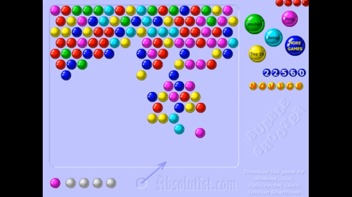 버블슈터 게임하기