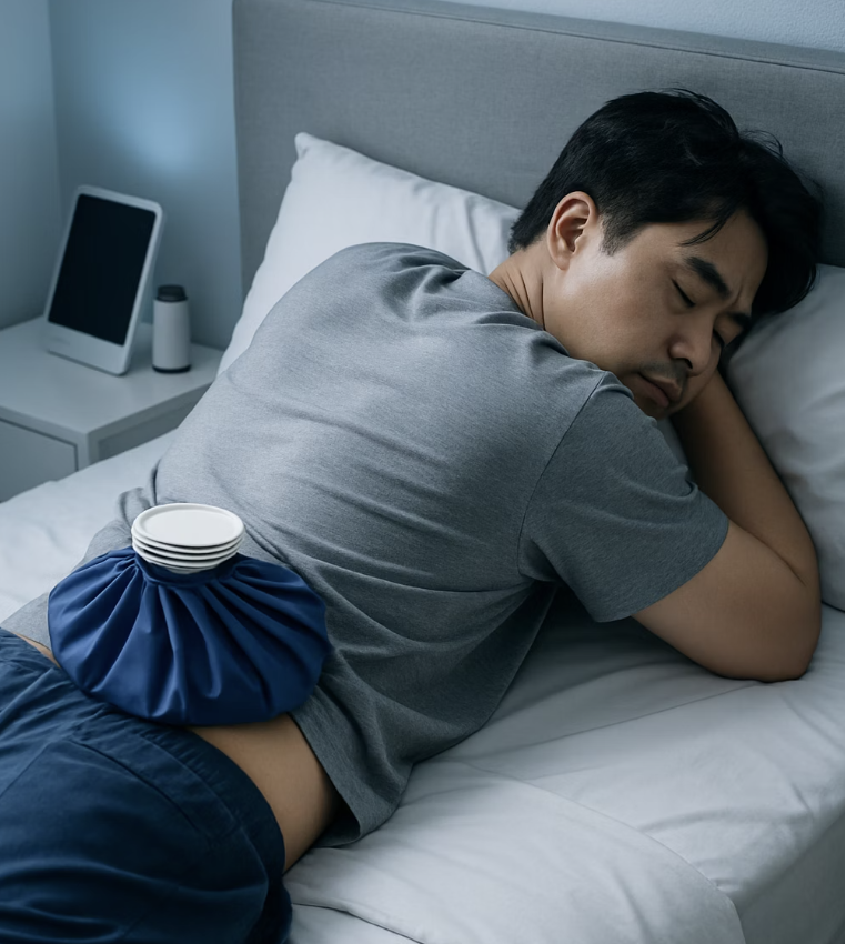 통증이 심할 땐, 쉬는 것이 먼저