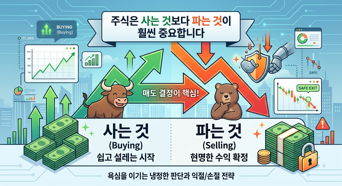 주식은 사는거 보다 파는게 중요하다