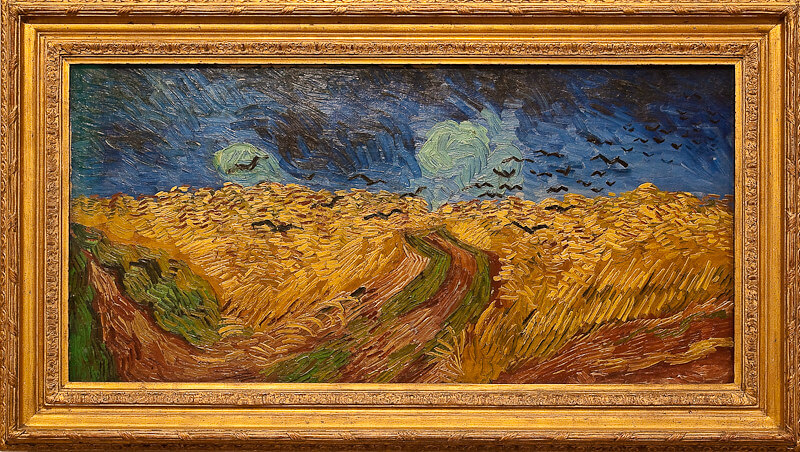 까마귀가 나는 밀밭 (Wheatfield with Crows), 1890