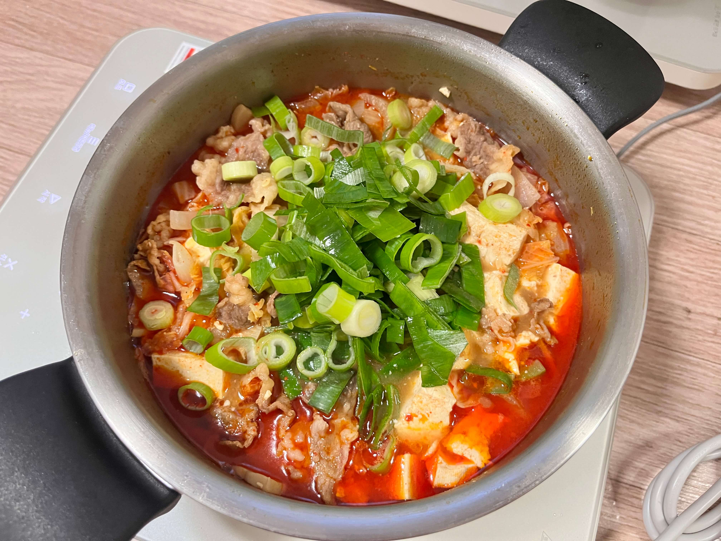 간단한 차돌 알배추 된장찌개