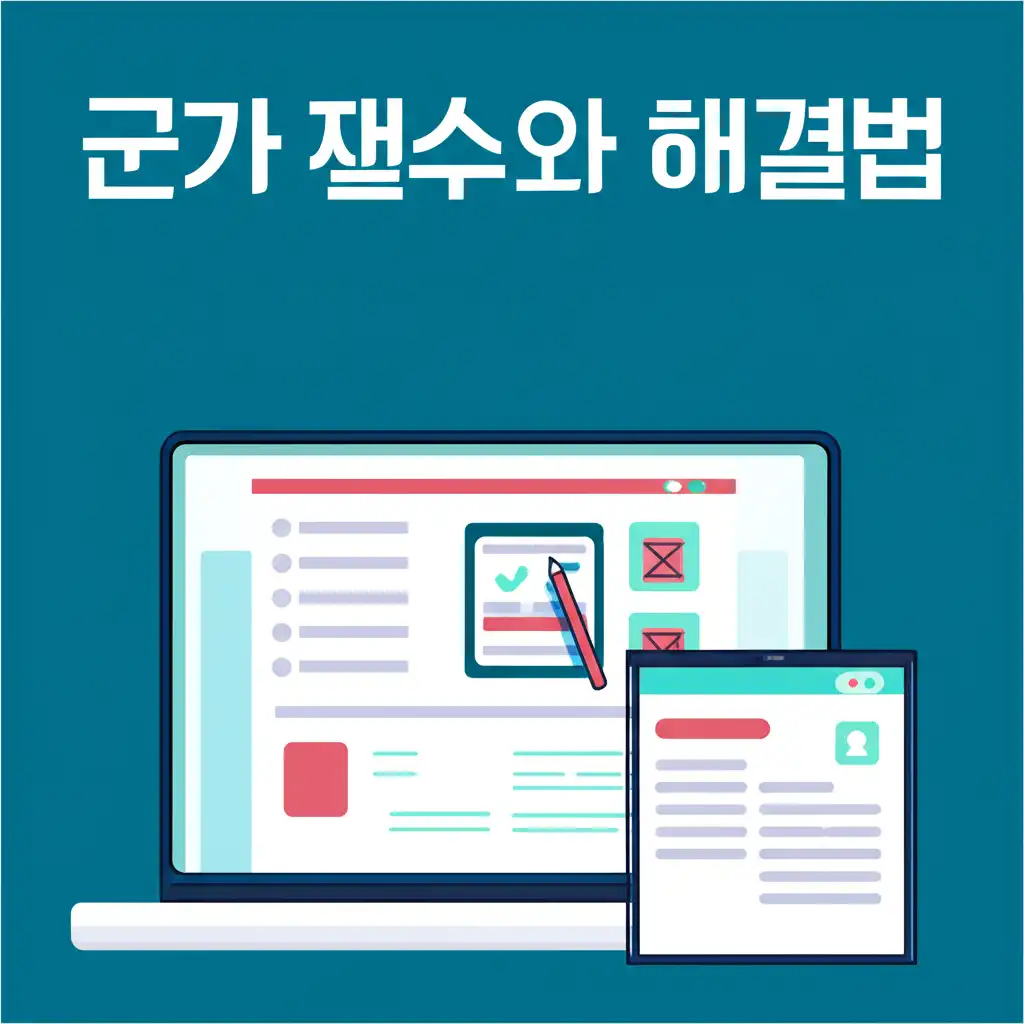 재난 정보 확인 시 흔히 저지르는 실수와 주의할 점을 나타내는 경고성 이미지