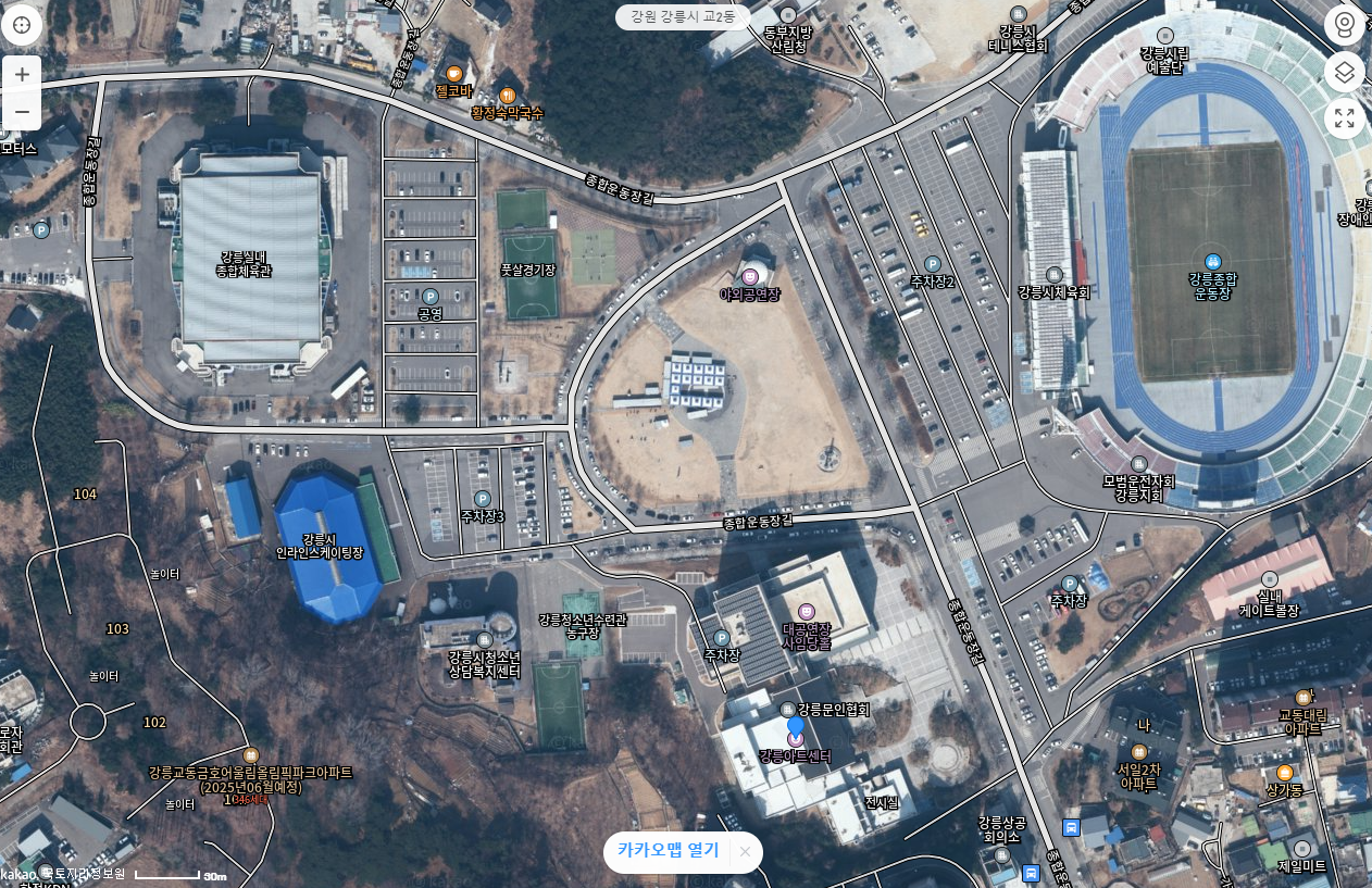 강릉아트센터-주차안내