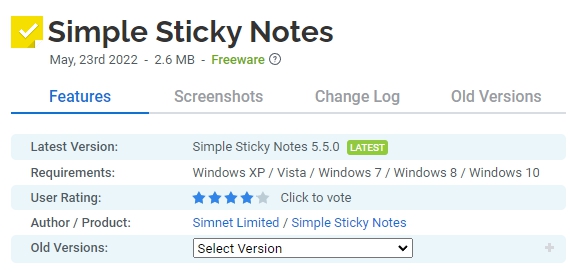 Simple-Sticky-Notes