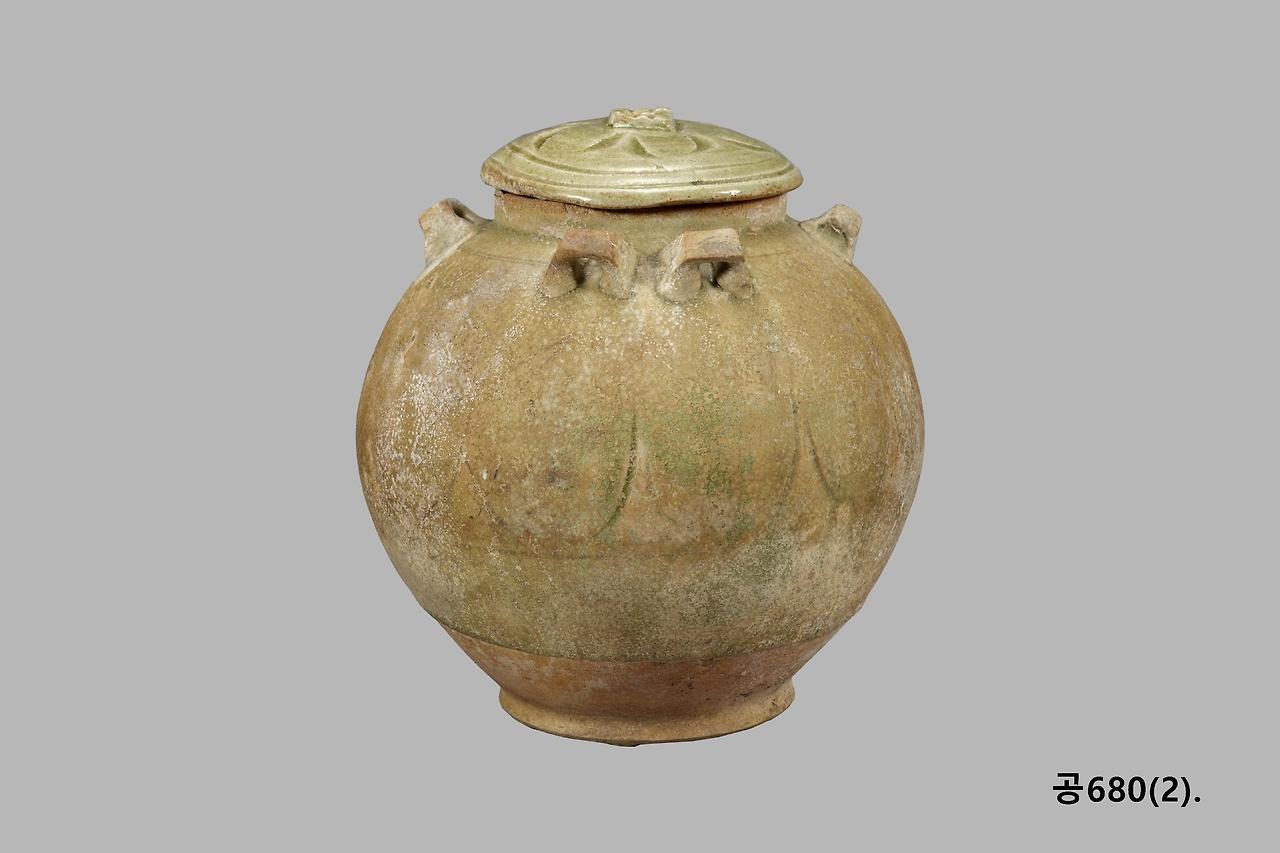 청자육이호(靑瓷六耳壺)