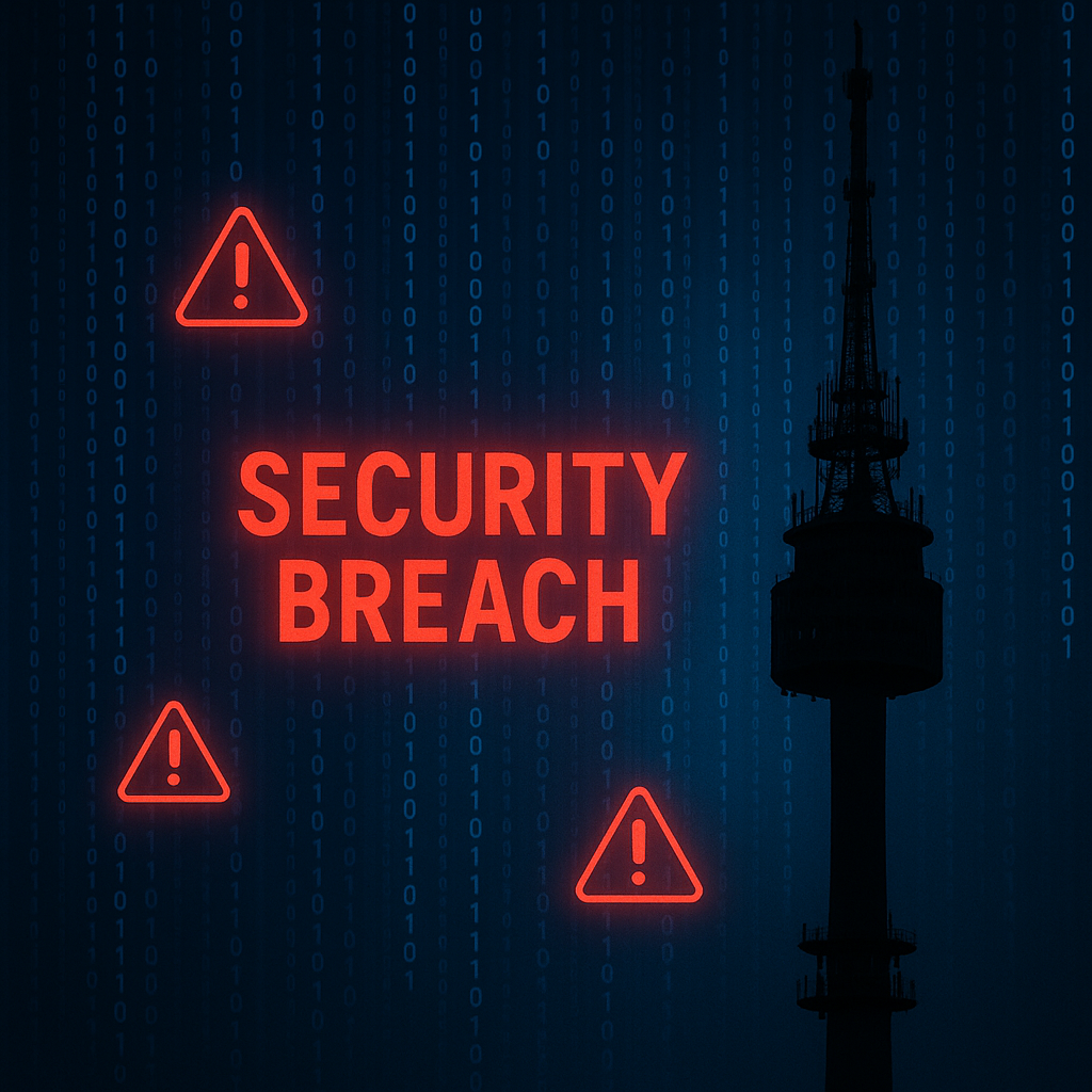 KT 해킹사고 국회 청문회 사이버보안 이미지 - 통신망 보안 사고 시각화