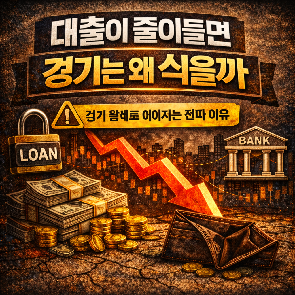 대출이 줄어들면 경기가 식는 이유