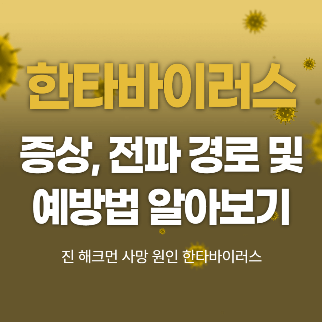 한타바이러스 증상
