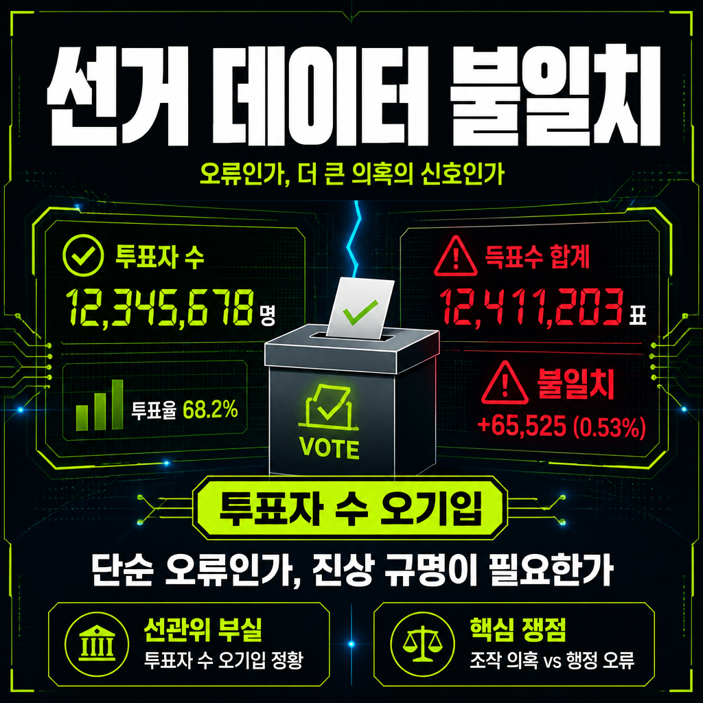 선거 데이터 불일치