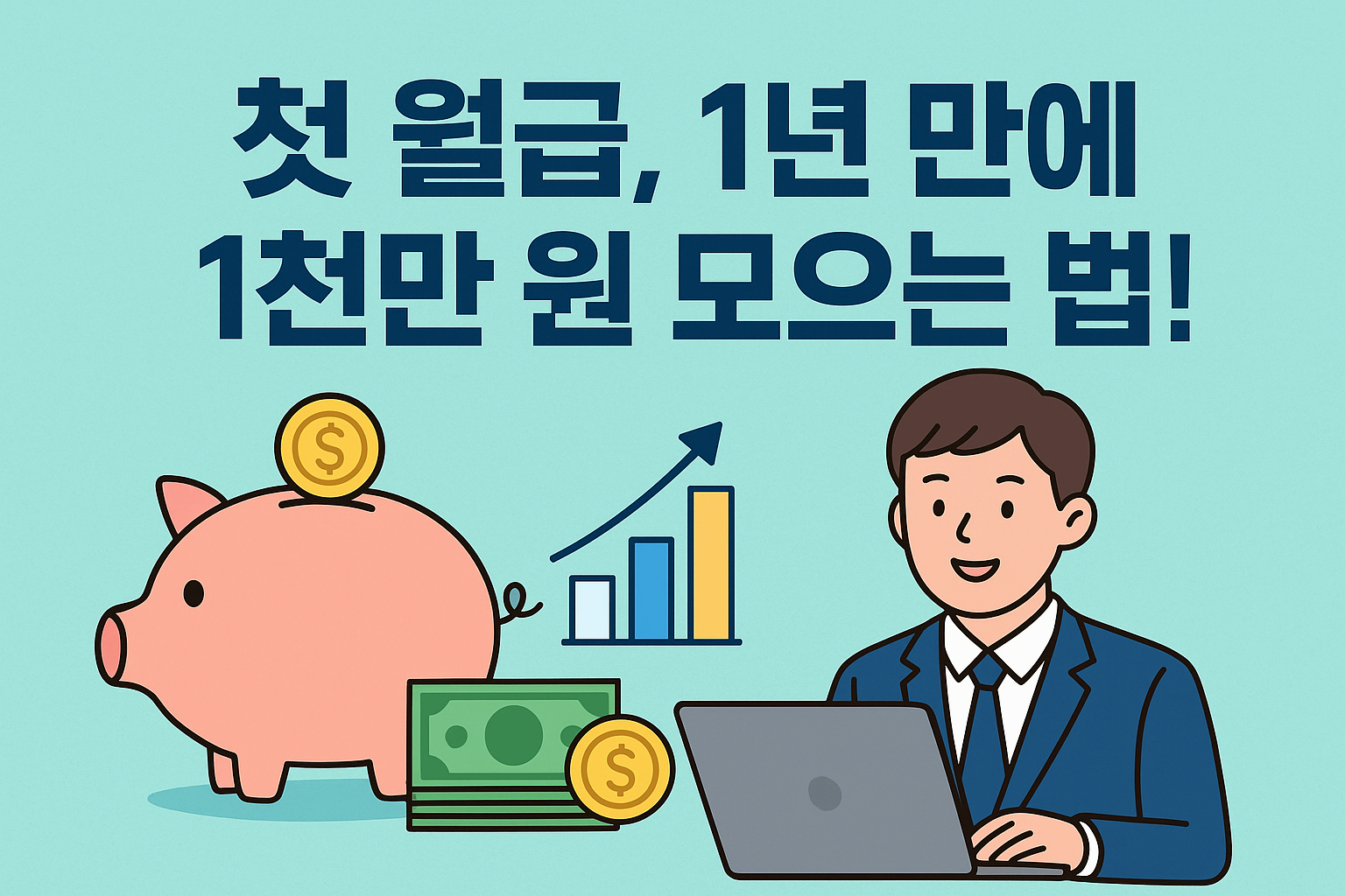 “월급만으론 절대 못 모은다? 사회초년생 목돈 마련 현실 전략”