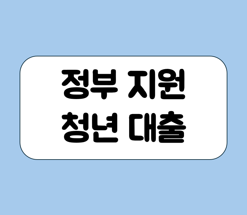정부 지원 청년 대출