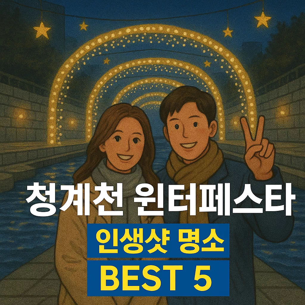 청계천 윈터페스타 인생샷 명소 BEST 5