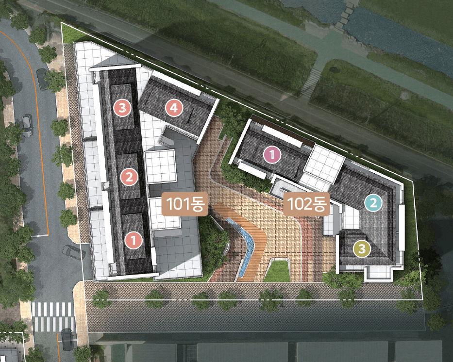 별내역 지웰 에스테이트 1차 배치도