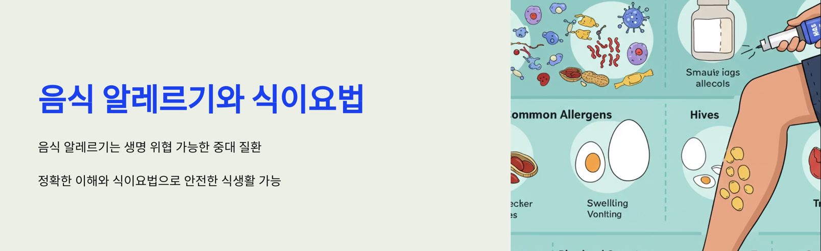 음식 알레르기와 식이요법, 제대로 알고 관리하자!