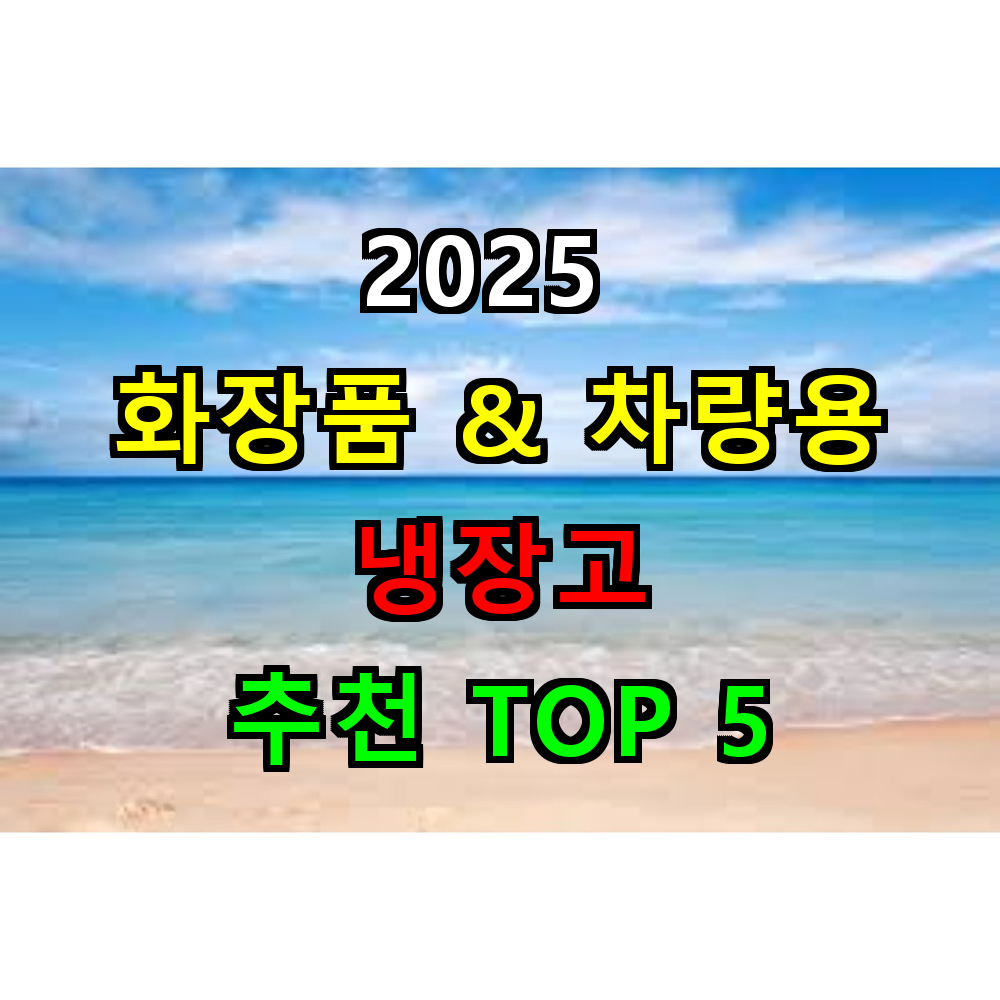 2025 화장품 &amp; 차량용 냉장고 추천 TOP 5