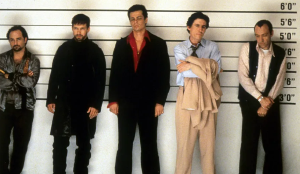 유주얼 서스텍트 영화의 한 장면(용의자들)