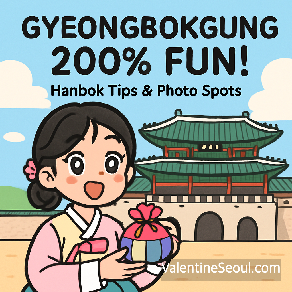 Gyeongbokgung 200% Fun!
Hanbok Tips &amp; Photo Spots