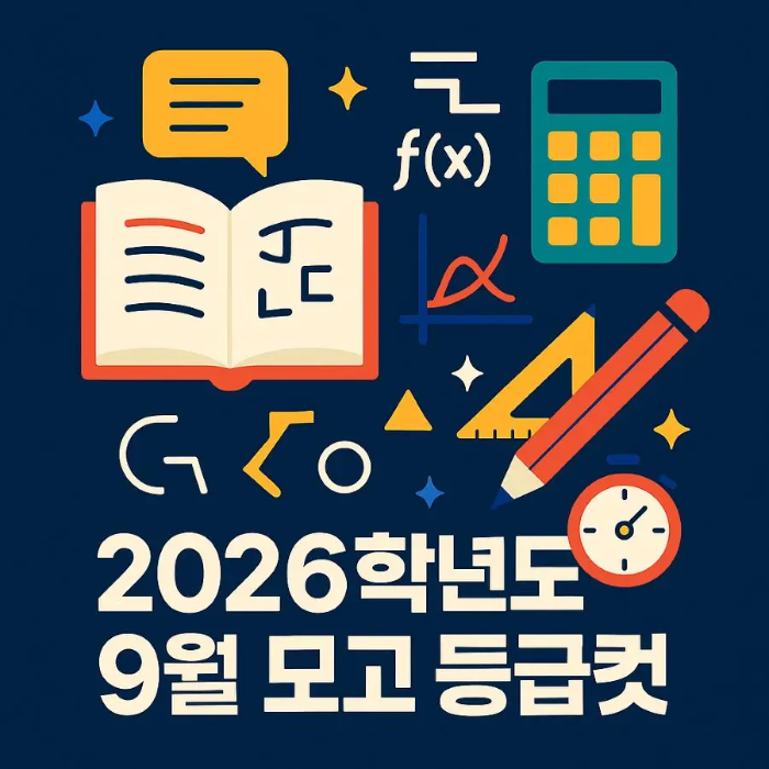 2026 9월 모의고사 등급컷 썸네일