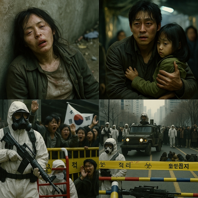 영화 감기 속 장면들 이미지