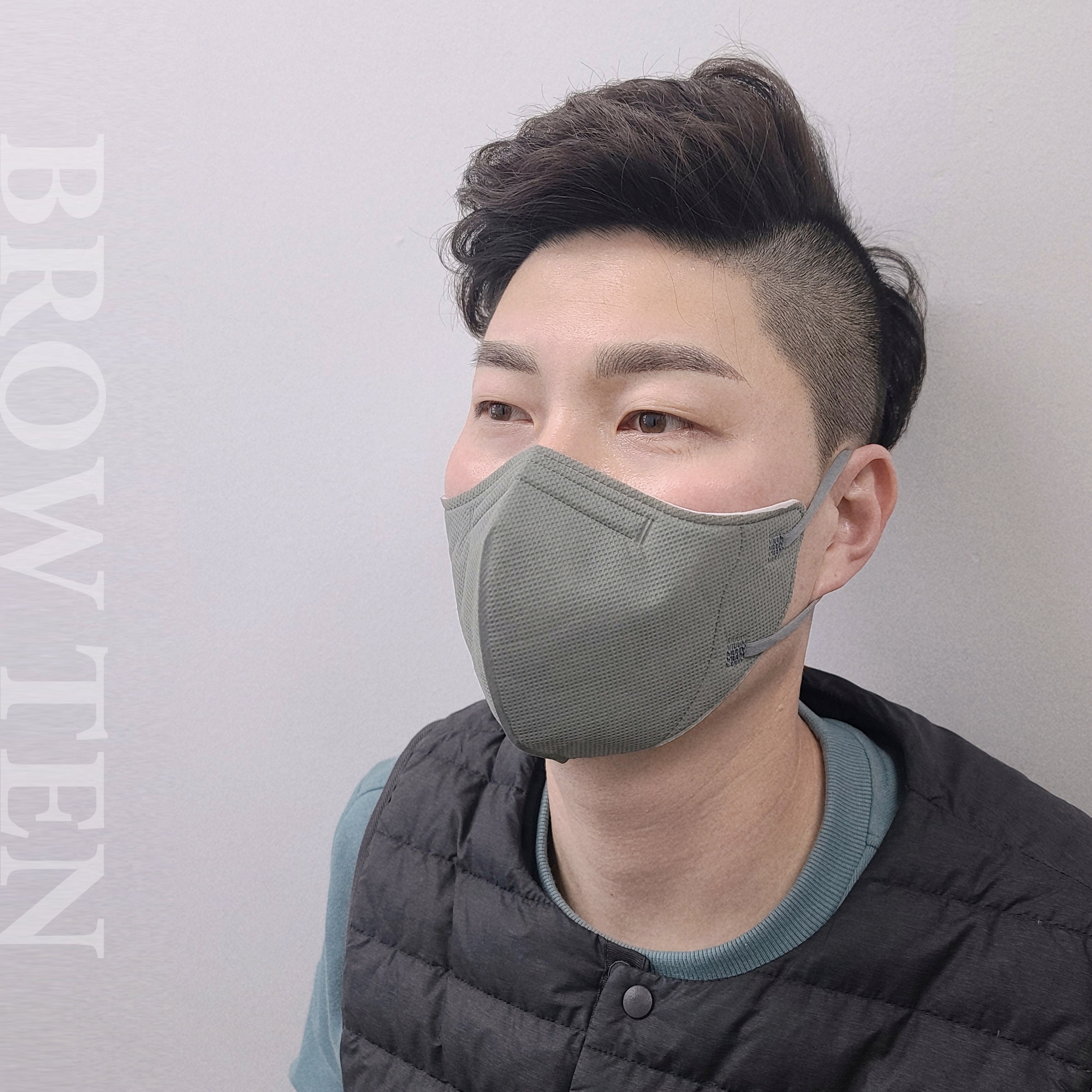 남자콤보눈썹
