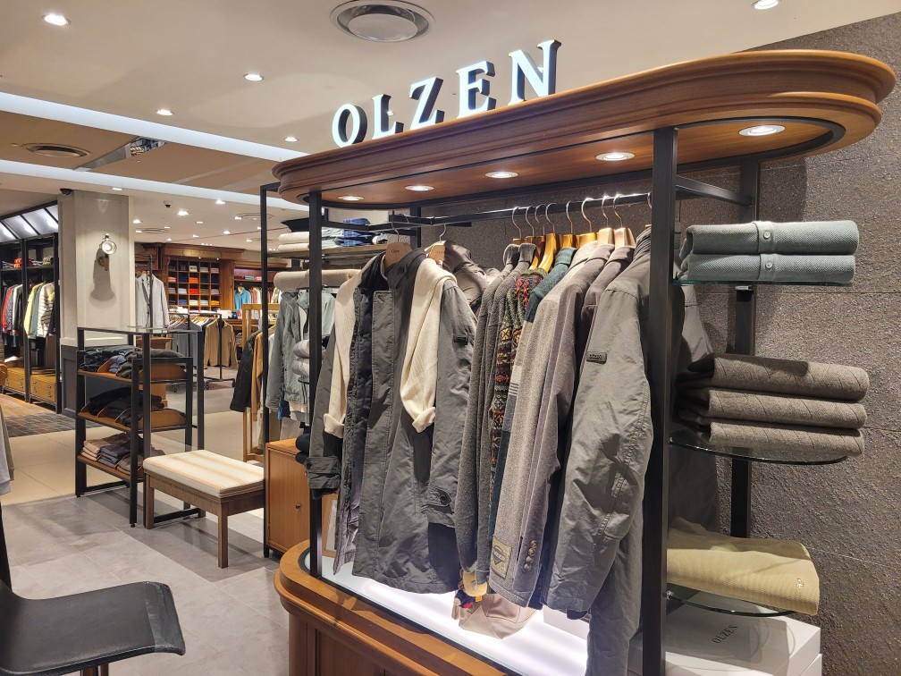 창원 롯데백화점 남자 옷 쇼핑 후기올젠 OLZEN 브랜드