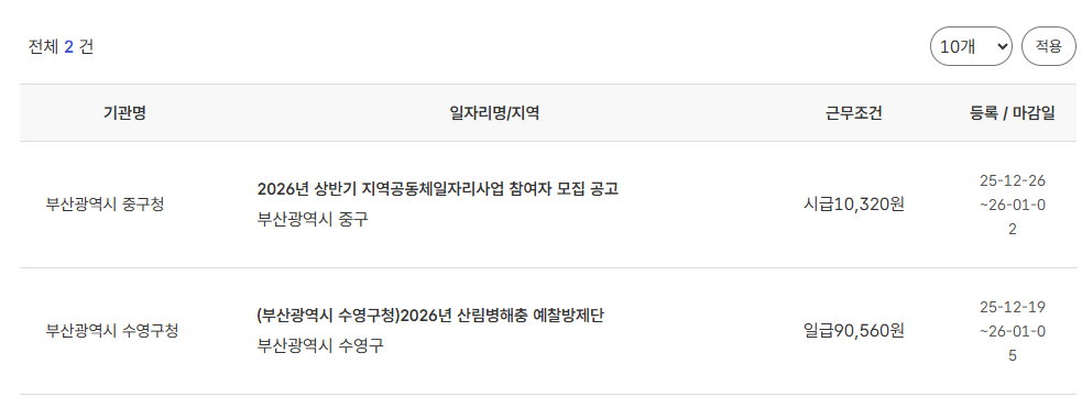 공공형 일자리