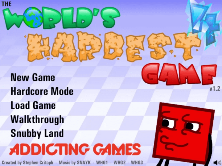 세상에서-가장-어려운-플래시게임-4-메인-화면